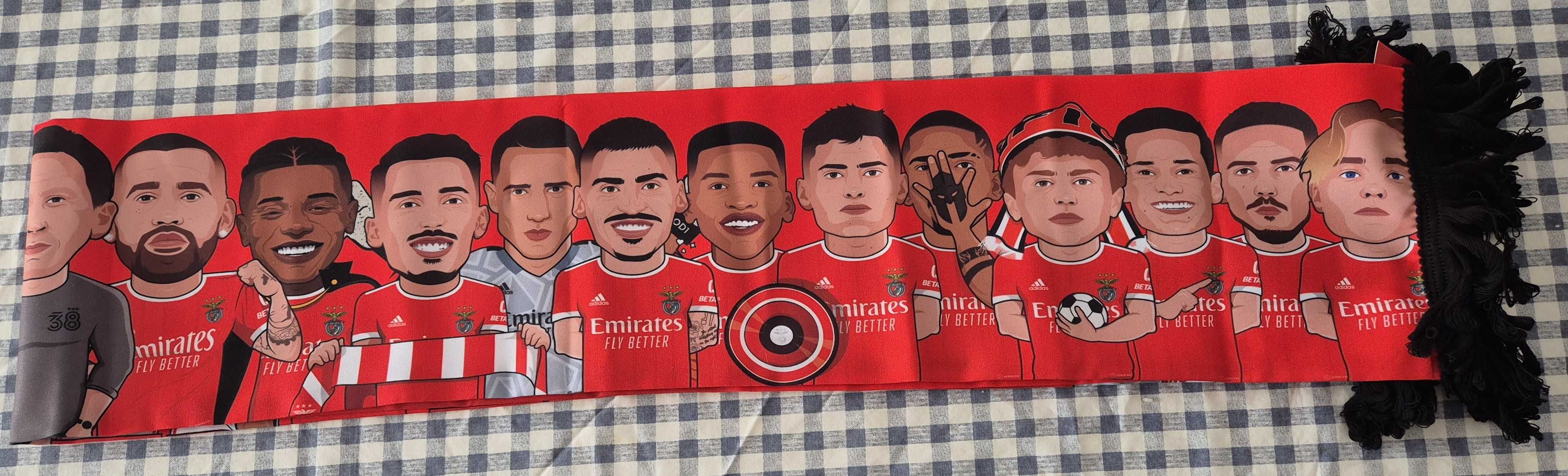 Cachecol sublimado do Benfica Campeões