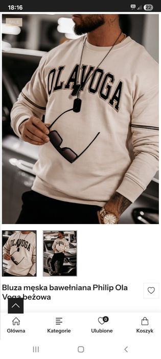 Bluza męska Ola Voga, rozmiar XL