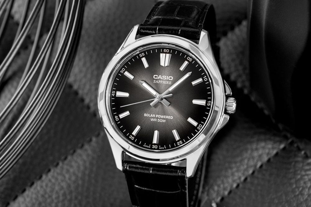 Zegarek Męski CASIO Solar MTP-RS100L-1AVDF + BOX