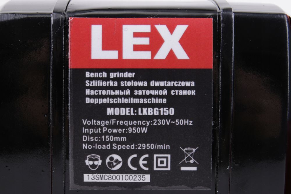 Szlifierka Stołowa 2 Kamieniowa 950W 150Mm