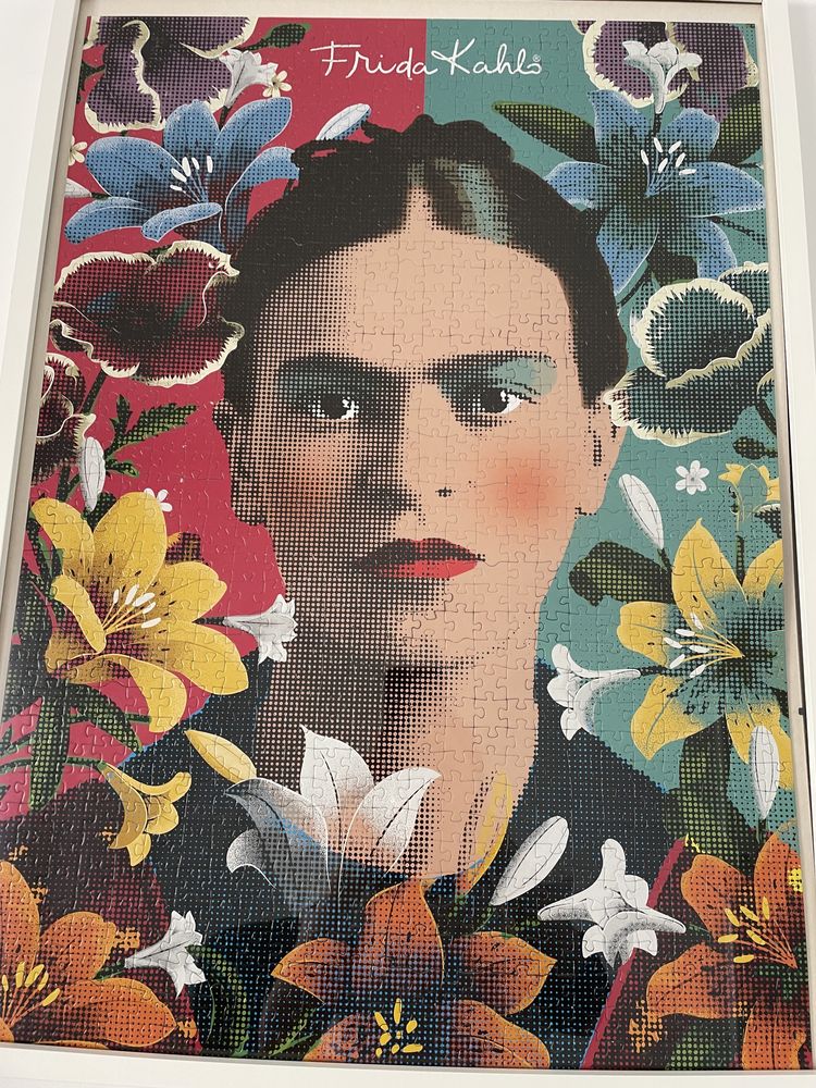 Quadro Frida Kahlo - Puzzle