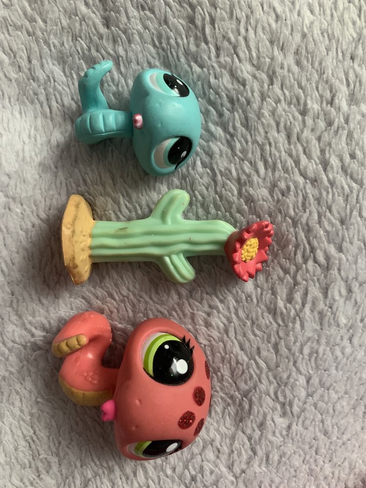 LPS wąż Littlest Pet Shop i kaktus