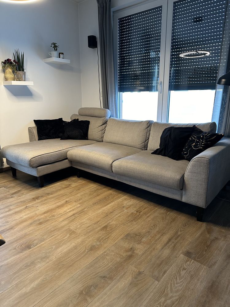 Sofa z szezlongiem 267x95,5 cm Aquaclean innemeble