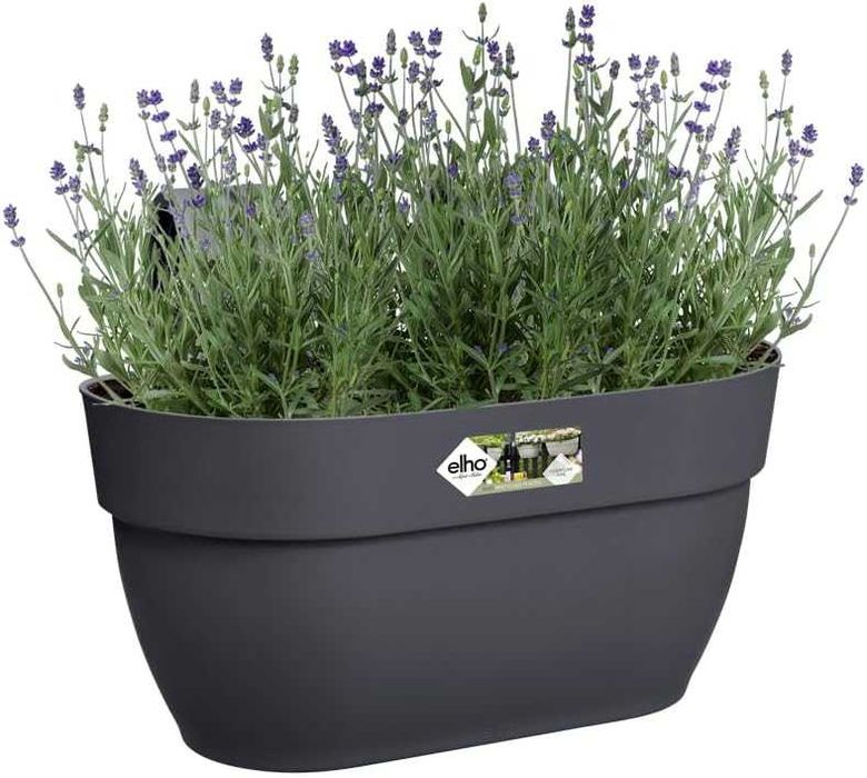 кашпо вазон горщик навісний elho Vibia M 36  Ø 36,0 x В 26,5 см Чорний
