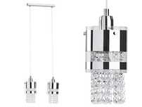 Lampa wisząca żyrandol glamour