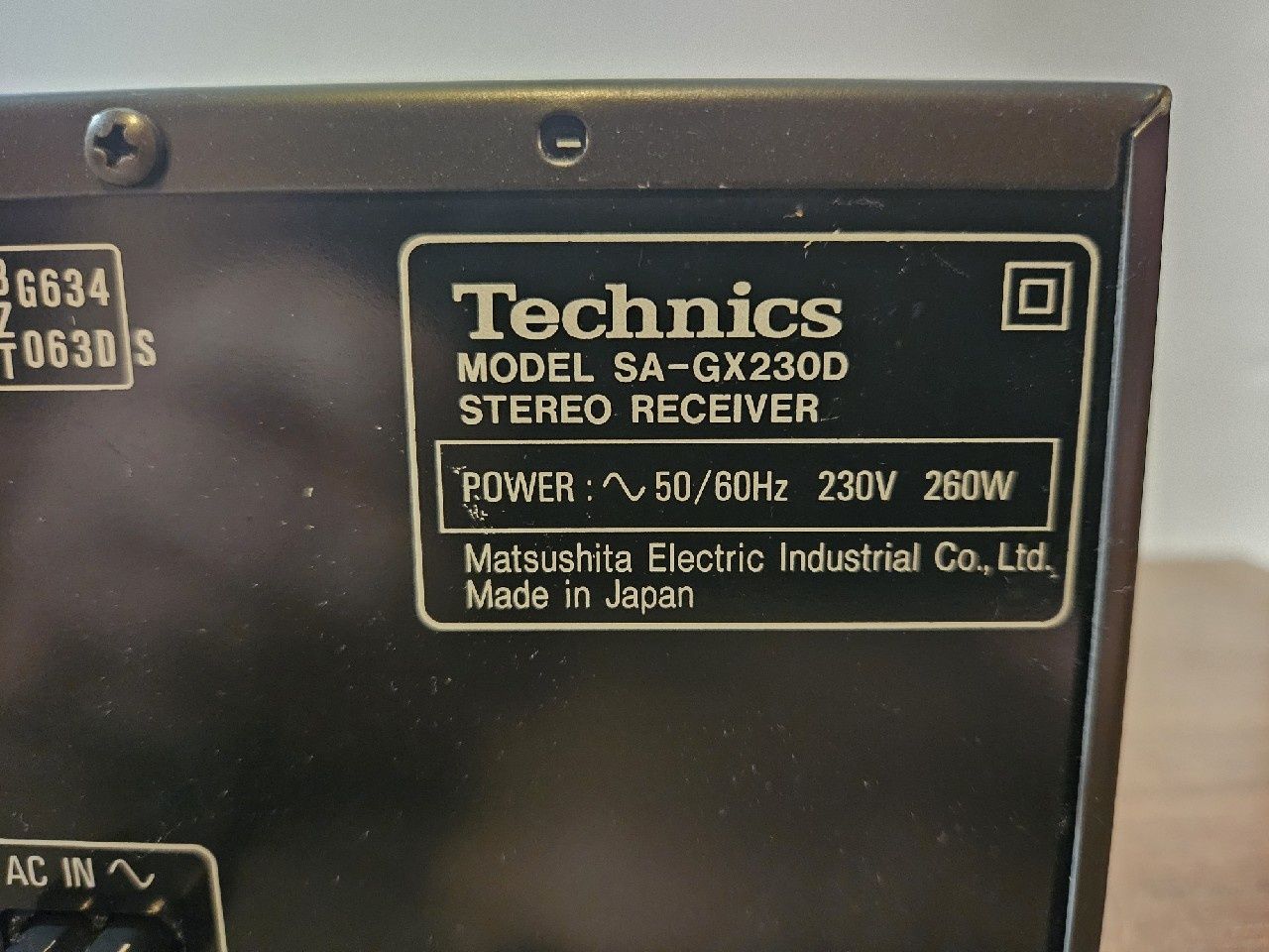 Amplituner Stereo Technics SA-GX230D