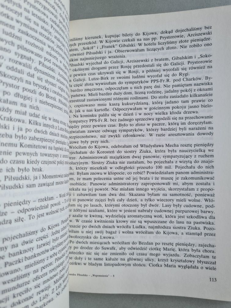 Wspomnienia - Aleksandra Piłsudska