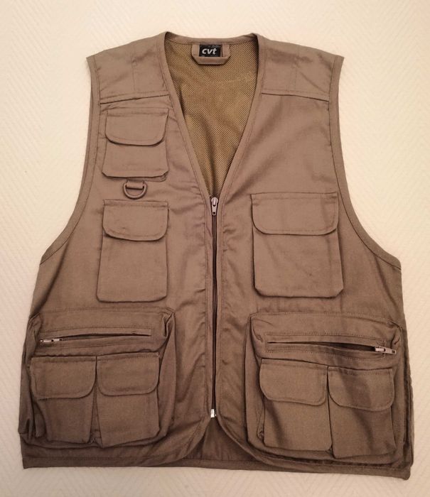 Colete unissexo multiusos (caça/pesca/fotografia)