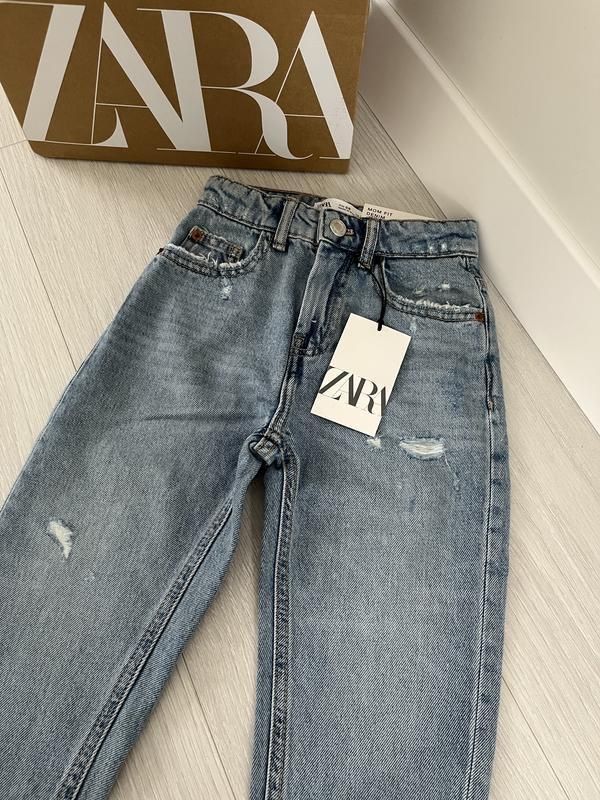 Джинси zara mom fit