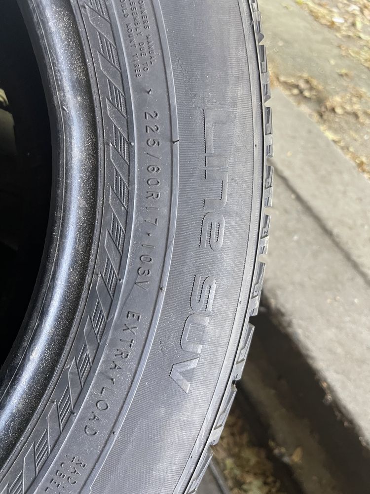 Nokian Line SUV R17 225/60 ціна за пару 2400 грн