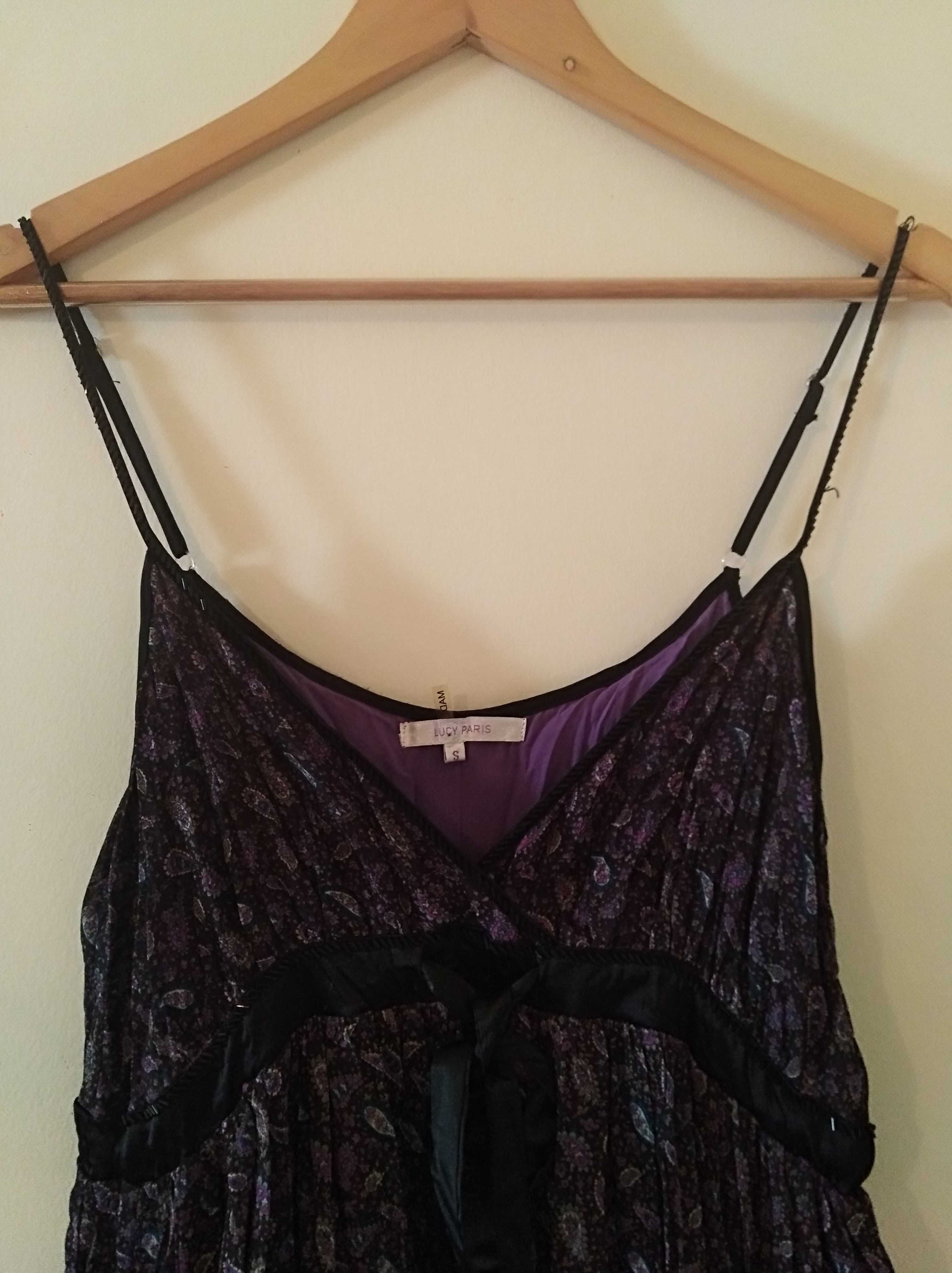 Vestido alças verão tamanho S (busto 40cm)
