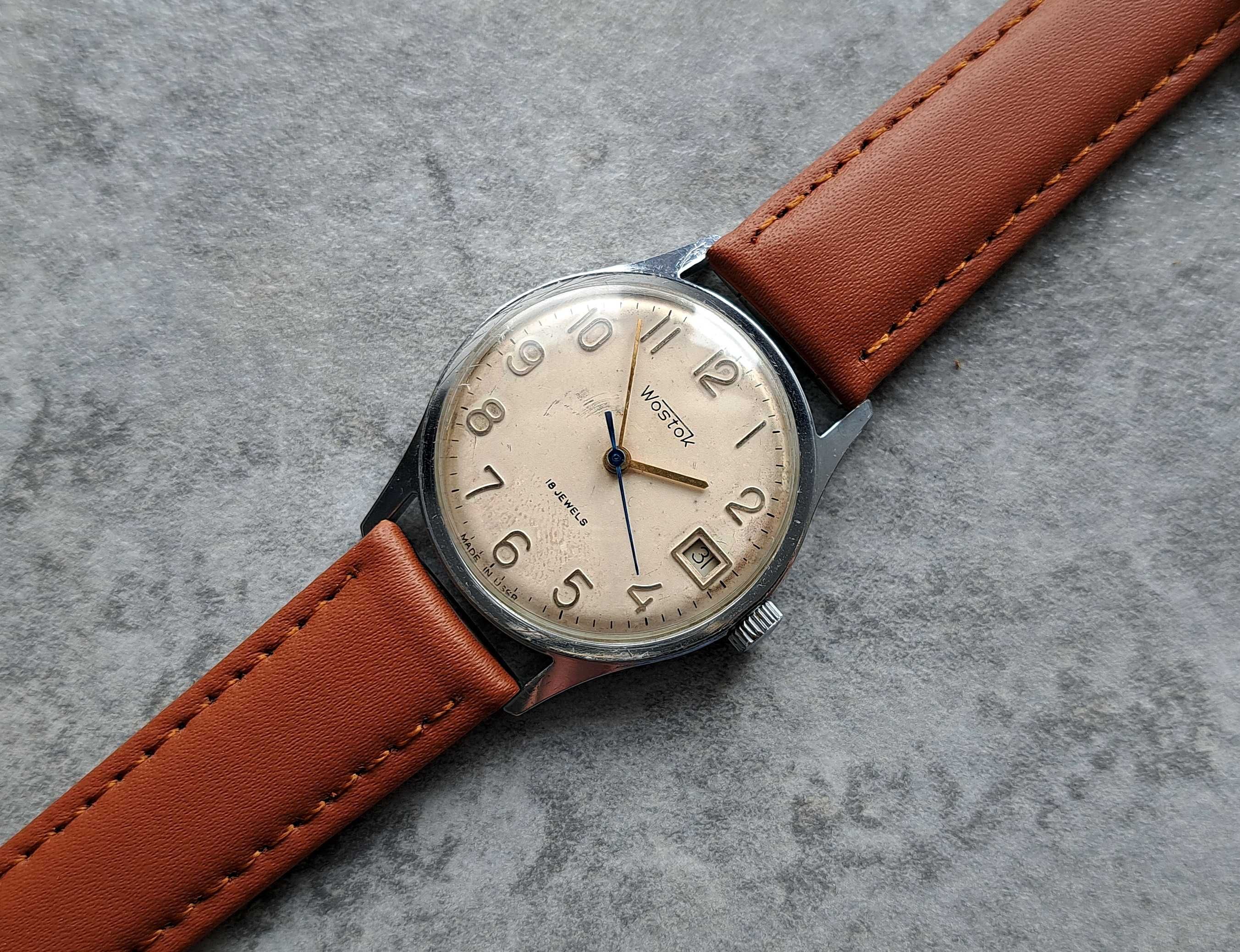 Wostok radziecki zegarek vintage retro