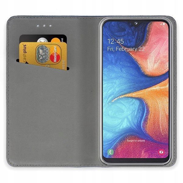 Etui Z Klapką Telforceone Do Samsung Galaxy A20E Niebieski