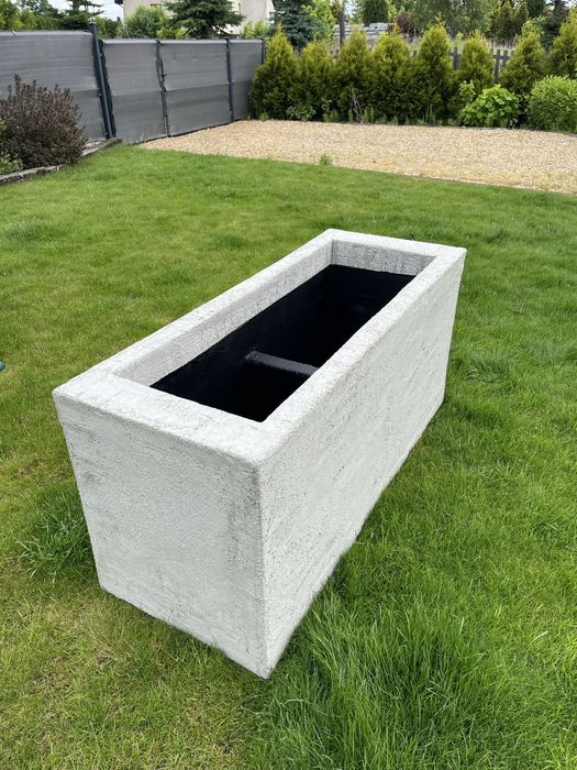 Donice styropianowe ogrodowe beton lub tynk