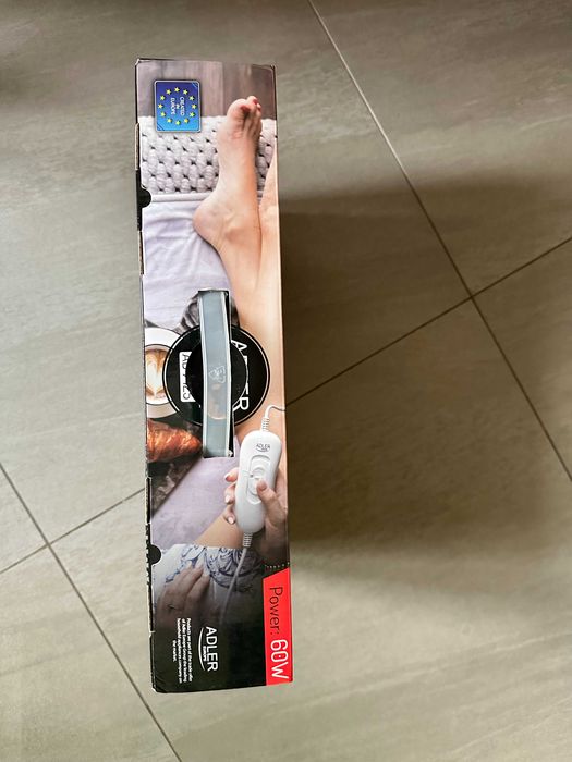 Koc elektryczny. 150x80cm. 4 stopniowa regulacja temperatury. Adler.