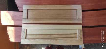 Fronty drewniane lite drewno dąb lub jesion. Frez prosty
