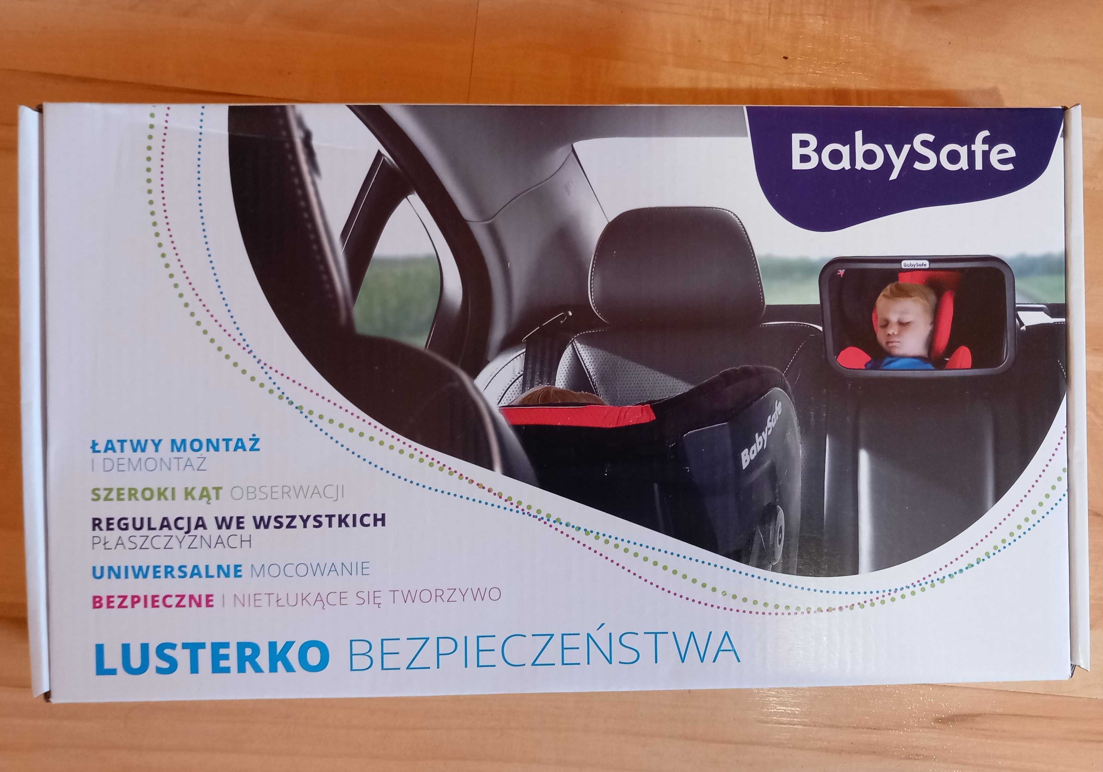 Babysafe Lusterko Do Obserwacji Dziecka W Podróży tyłem nowe