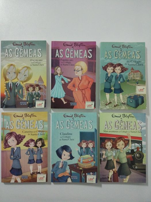 Livros Enid Blyton - Os cinco e as gémeas