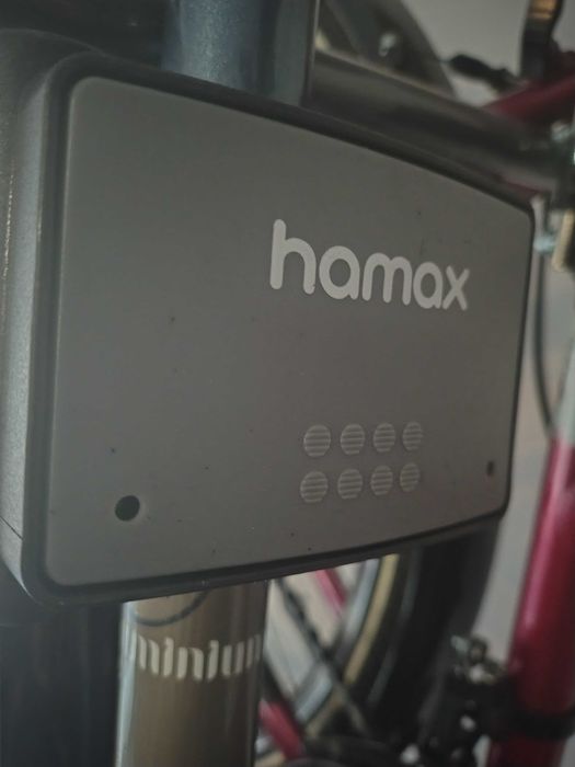 Hamax KISS fotelik rowerowy tylny + 2 adaptery + pokrowiec