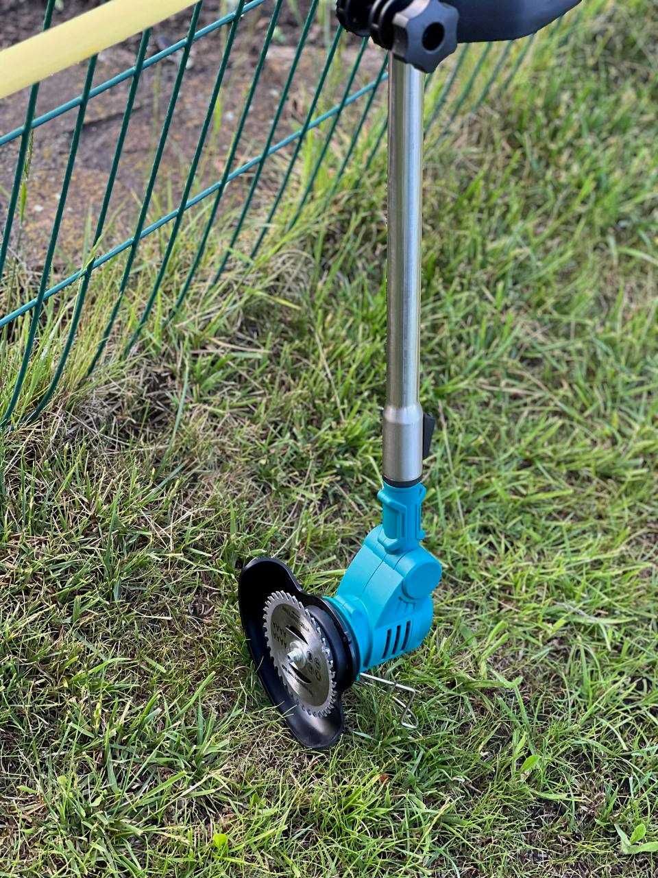 Аккумуляторная газонокосилка Makita беспроводная. Триммер. Коса Макита