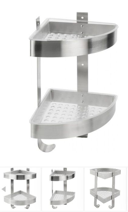 Дві полиці для ванної Trento Angolare