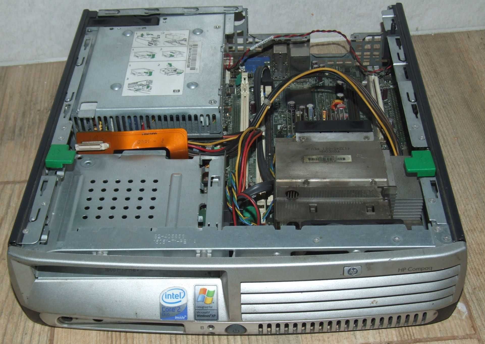 Mały HP Compaq Intel Core 2 Duo 1,8 GHz RAM 2 GB HDD 80 GB Windows XP