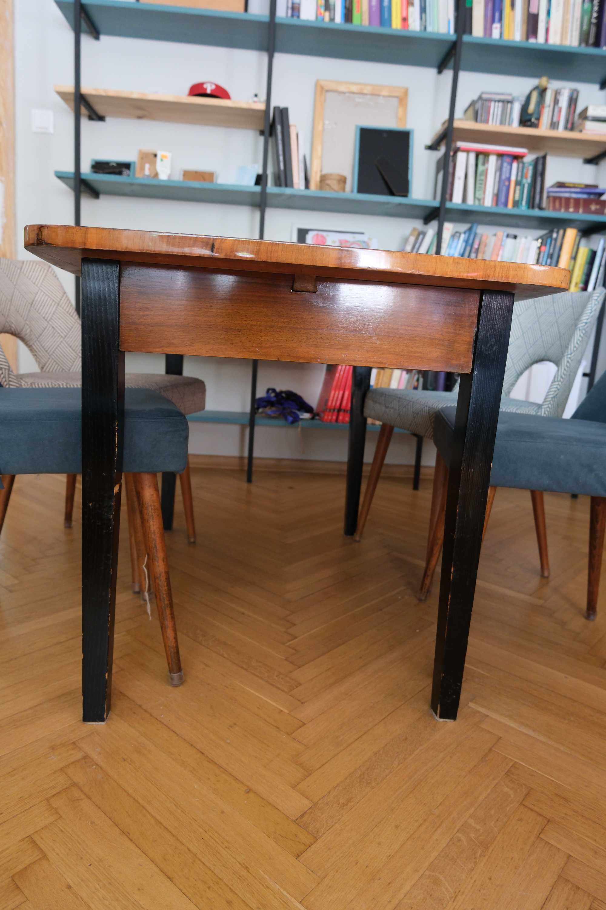 Stół Lata 60 PRL Vintage Grudziądzkie Zakłady (komplet)
