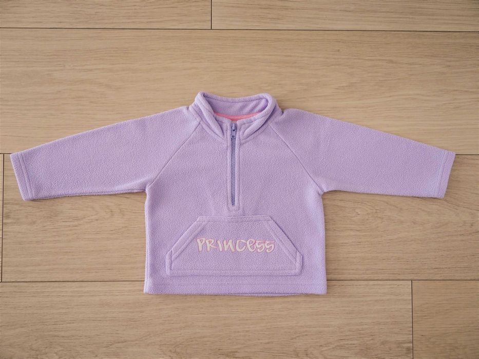 Fioletowa bluza polarowa | rozm. 80