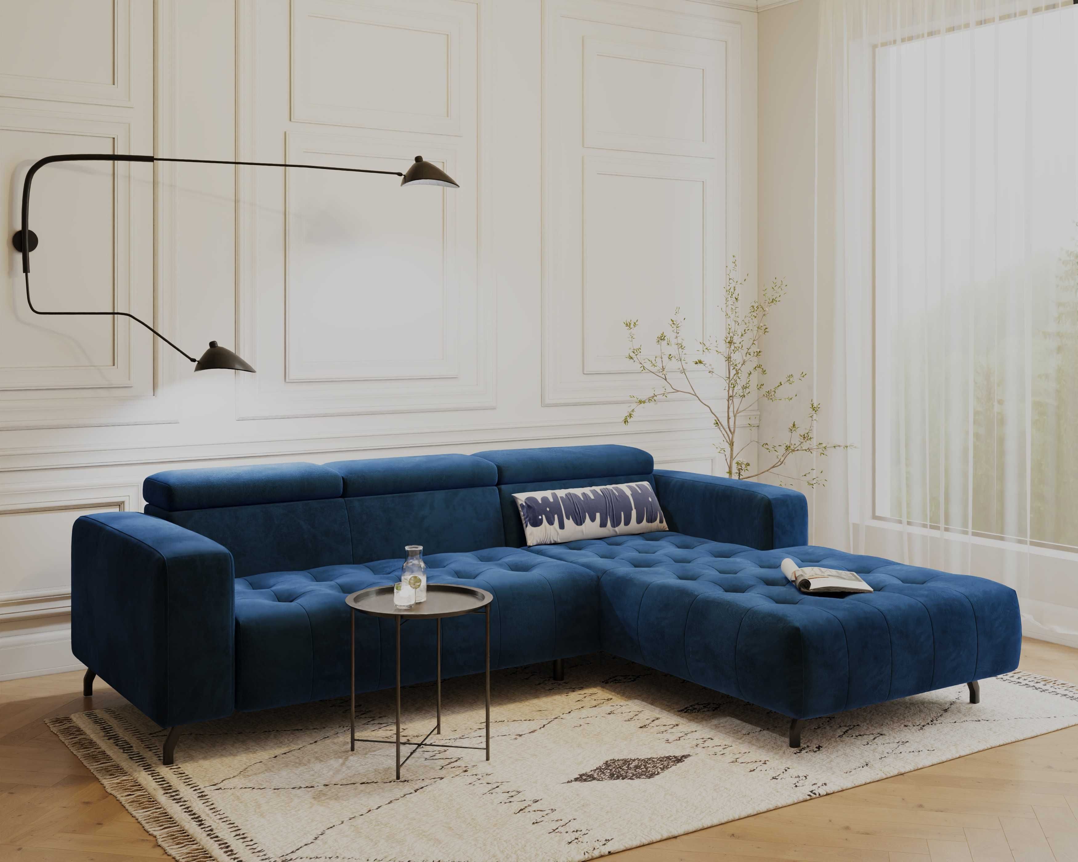Wygodny narożnik BARBADOS od producenta SOFA ze sprężynami DOSTAWA