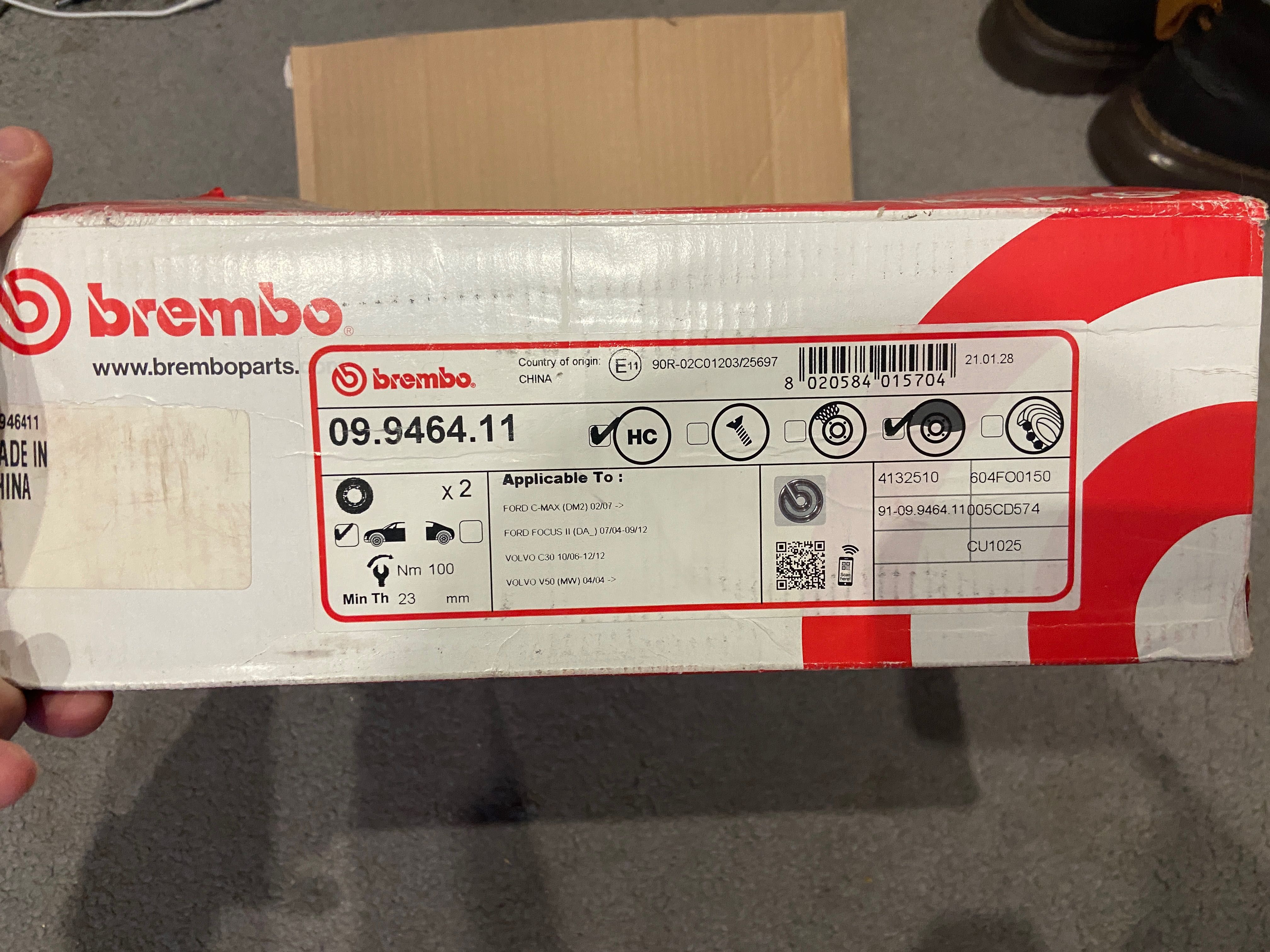 Гальмівний диск BREMBO 09.9464.11 на Форд фокус 3 США