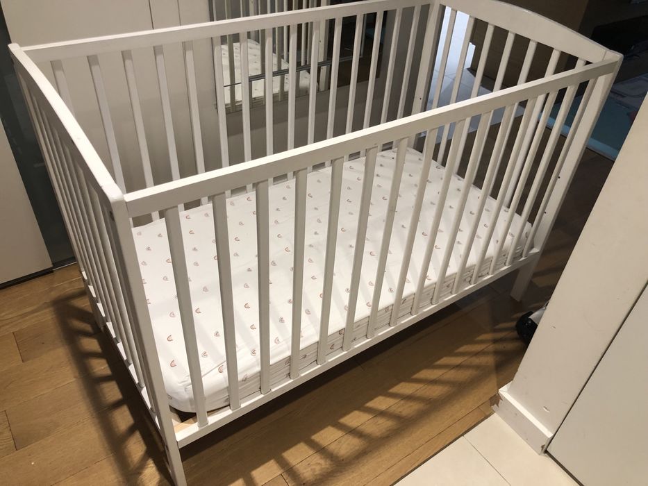 Pinio Łóżeczko 120x60 + tapczanik 2 w 1 materac