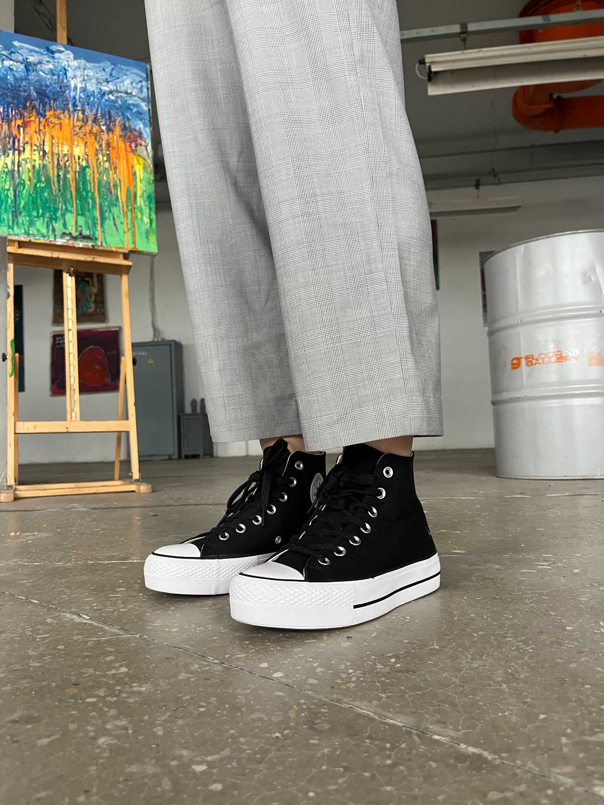 Кеди Converse Lift Hight Black 36-44 (Оплата при отриманні)