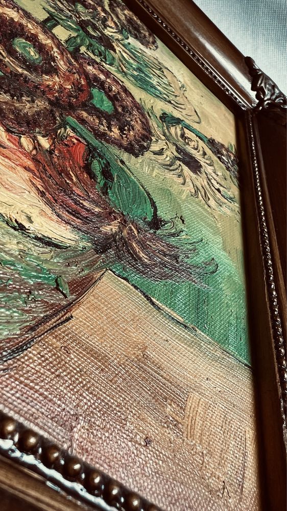 Obraz olej na płótnie Van Gogh ozdobna rama