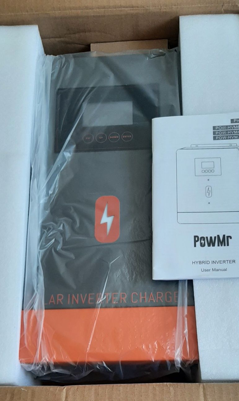 Гибридный Инвертор PowMr 6.2 кВт. MPPT 48V. 220ѵ чистый синус. Наличие