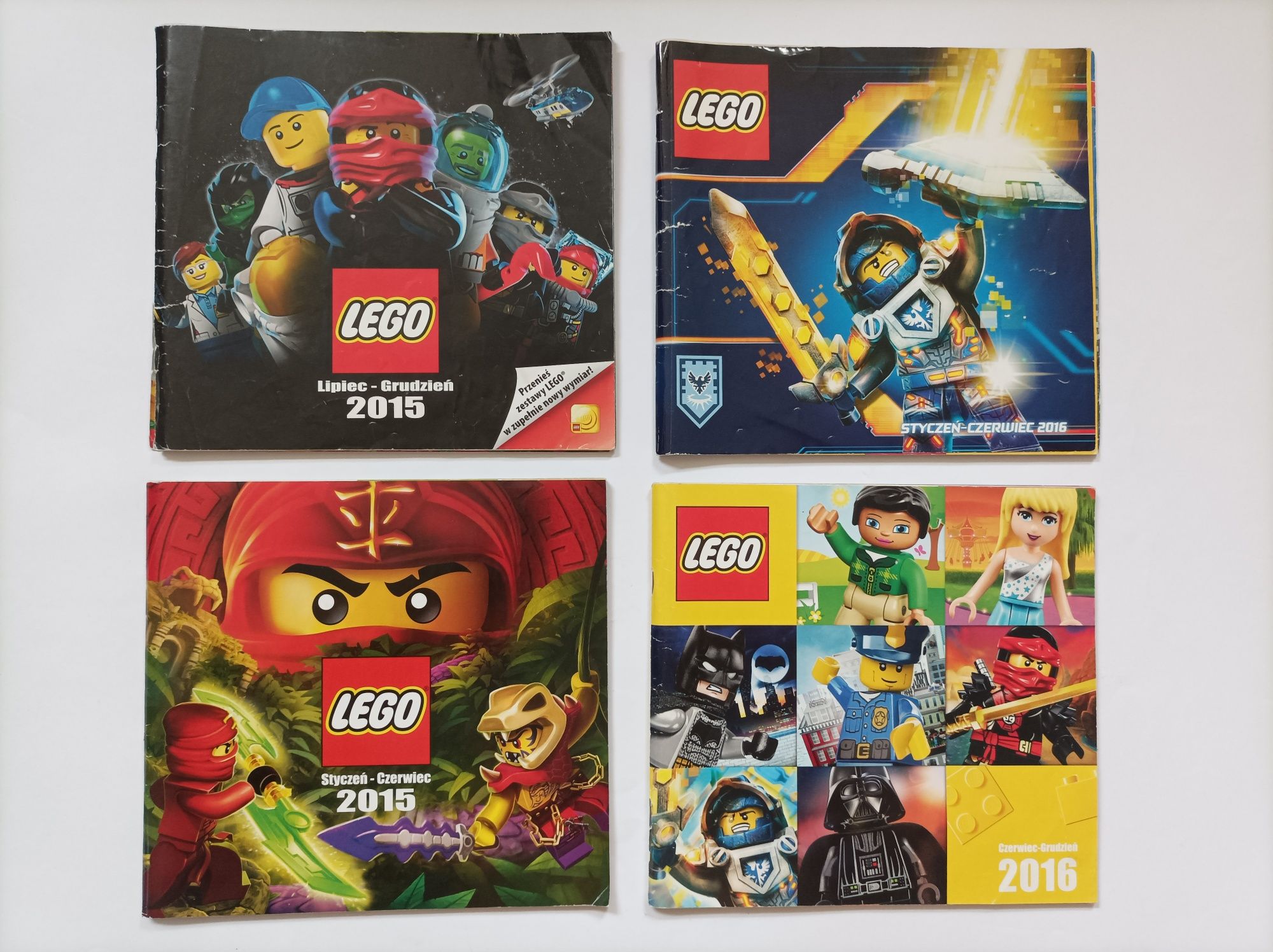 Katalogi LEGO 7 roczników '2015-'2021