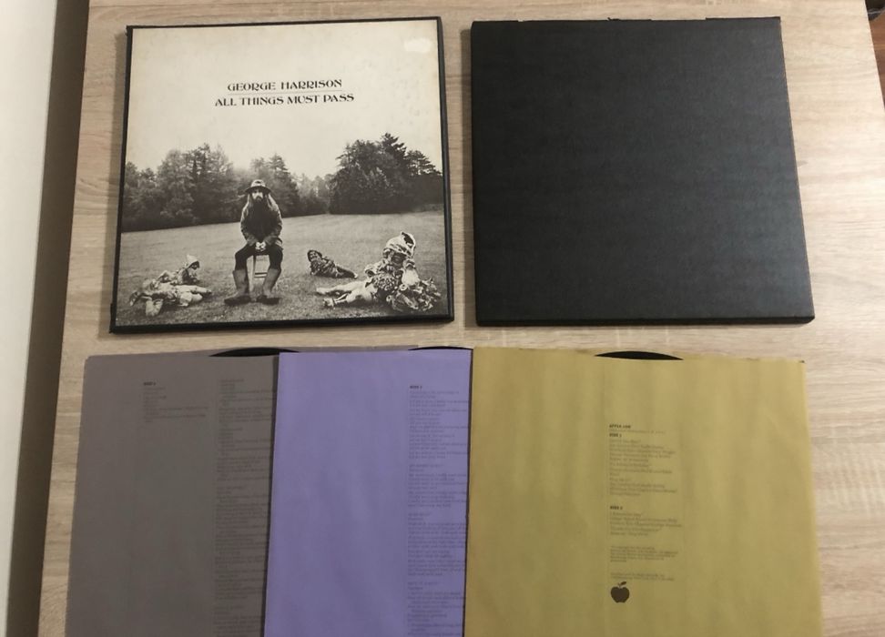 George Harrison All Things Must Pass USA 3 LP NM-/EX+