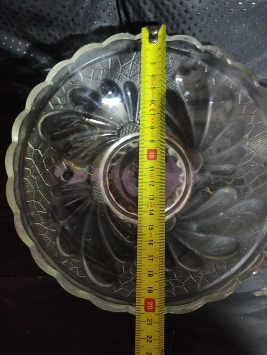 Miska szklana wzorzysta