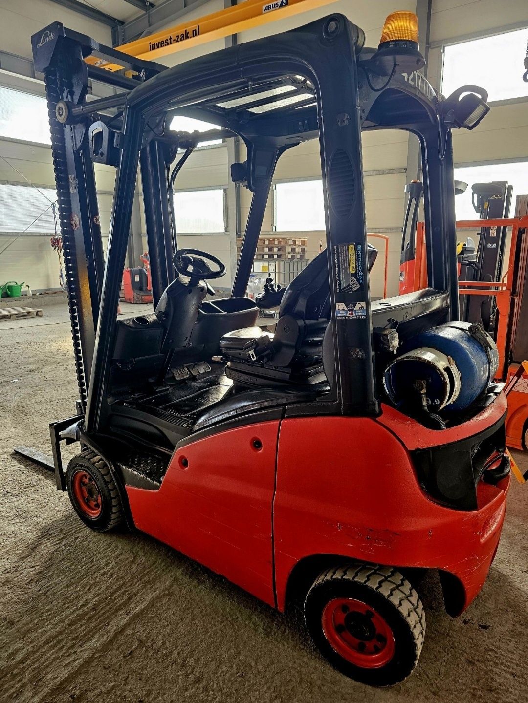 Wózek widłowy LINDE H14T-01 LPG 3800mm Przesuw LPG UDT transport