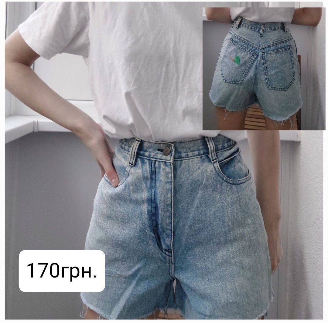 джинсовые шорты)