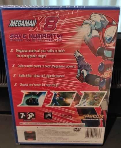 Megaman X 8 PAL PS2 (Novo selado)