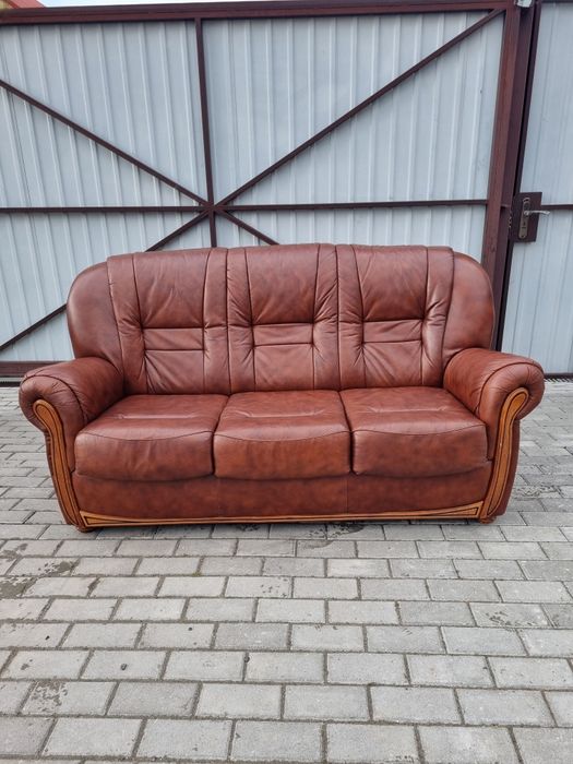 Шкіряний диван 3ка Шкіряні дивани Шкіряні меблі з Європи