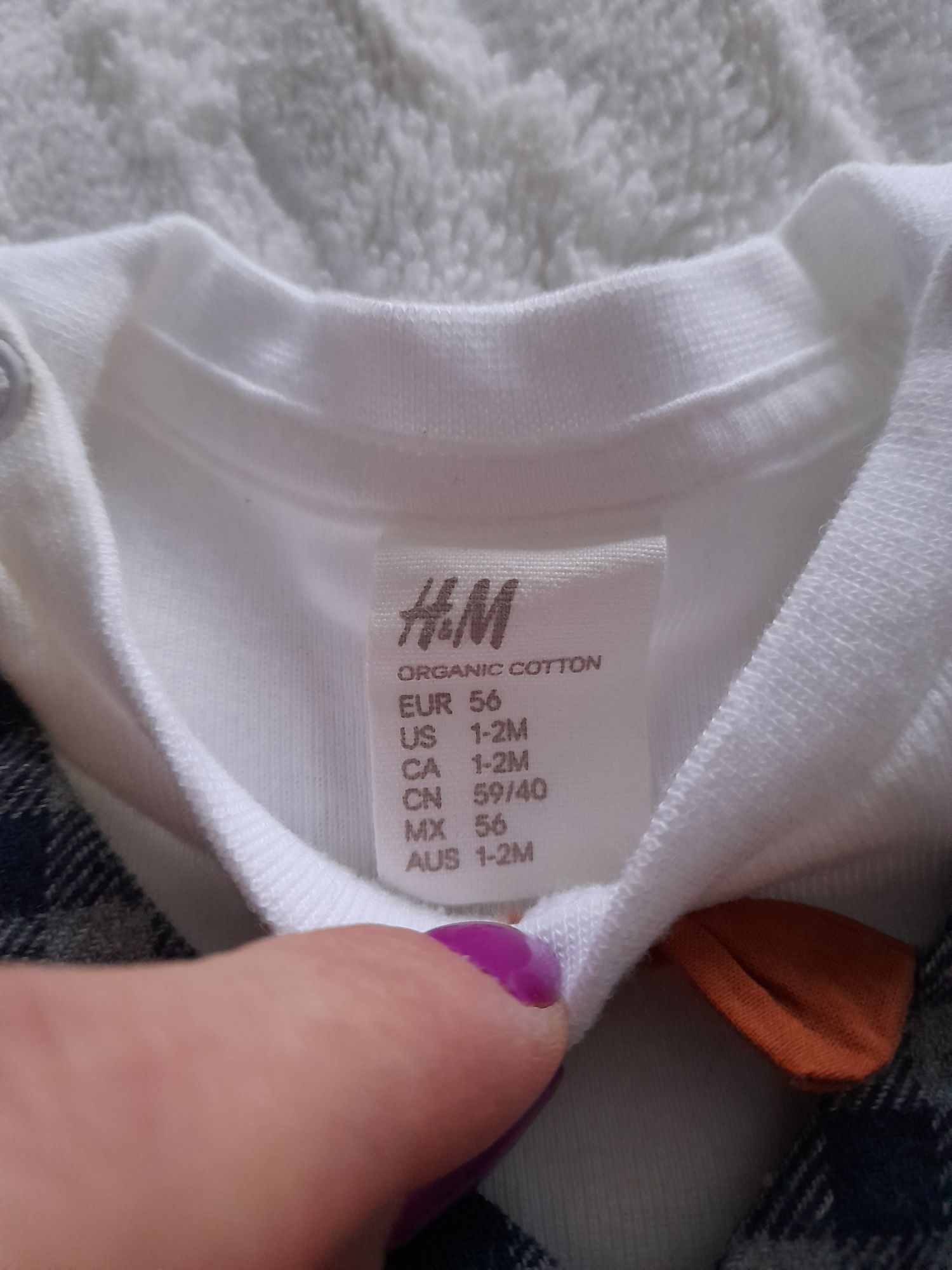 Komplet niemowlęcy rozmiar 56 z H&M