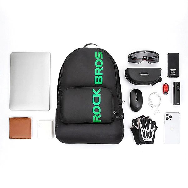 Plecak Rockbros H10-BK sportowy składany 18 l - czarny