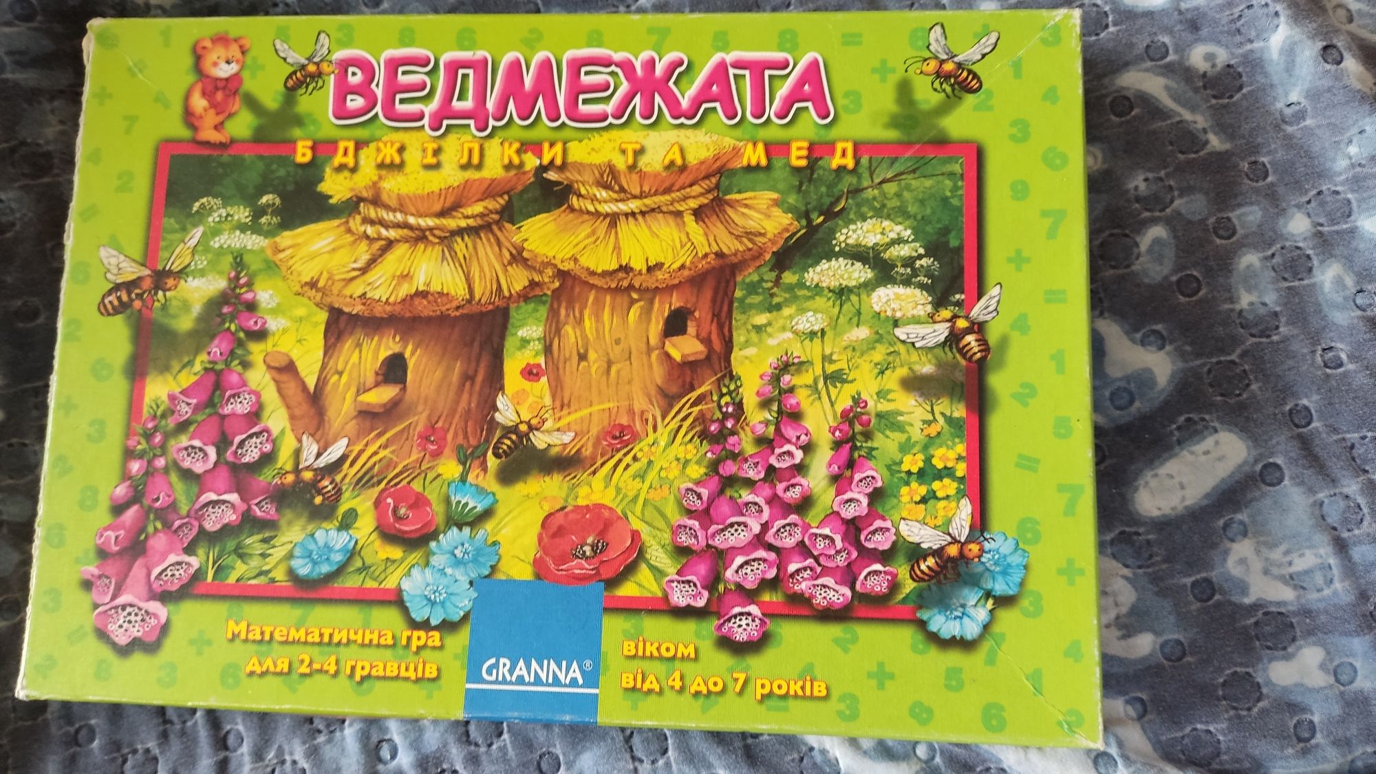 Настільна гра "Ведмежата, бджілки та мед" від Granna