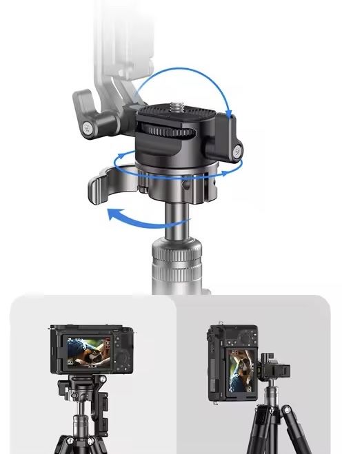 Ulanzi MT-63 штатив/монопод портативний для телефону, камери 26-145см