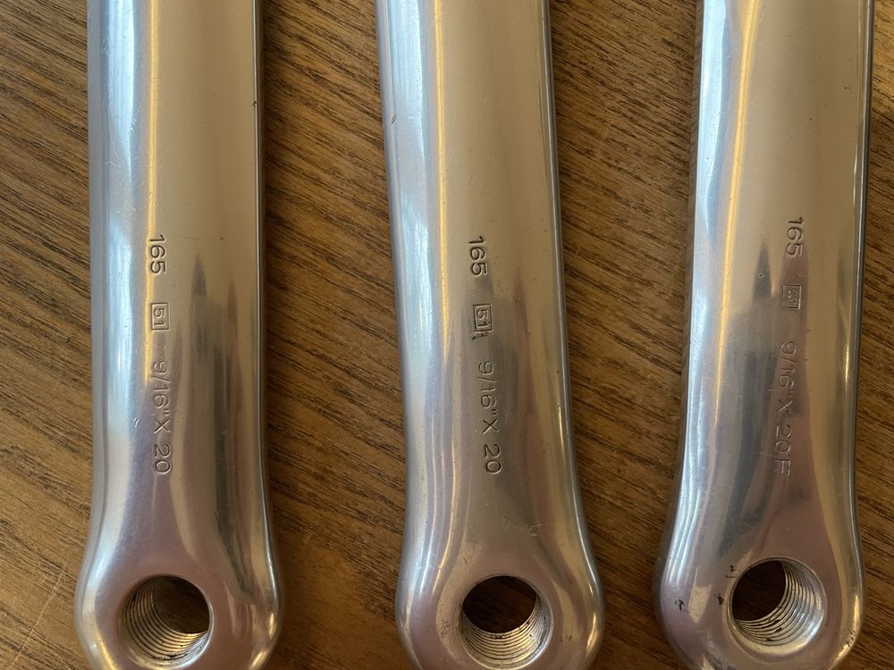 Campagnolo C-Record ramiona korby retro 165 177.5