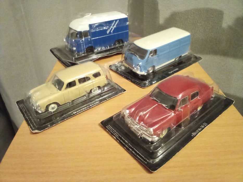 Масштабные модели авто 1:43 DeAGOSTINI Металл Не распакованные ЖУРНАЛЫ