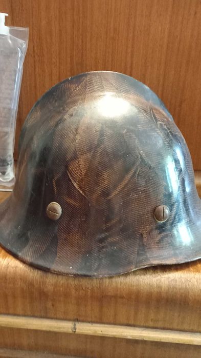 Stary hełm strażacki
