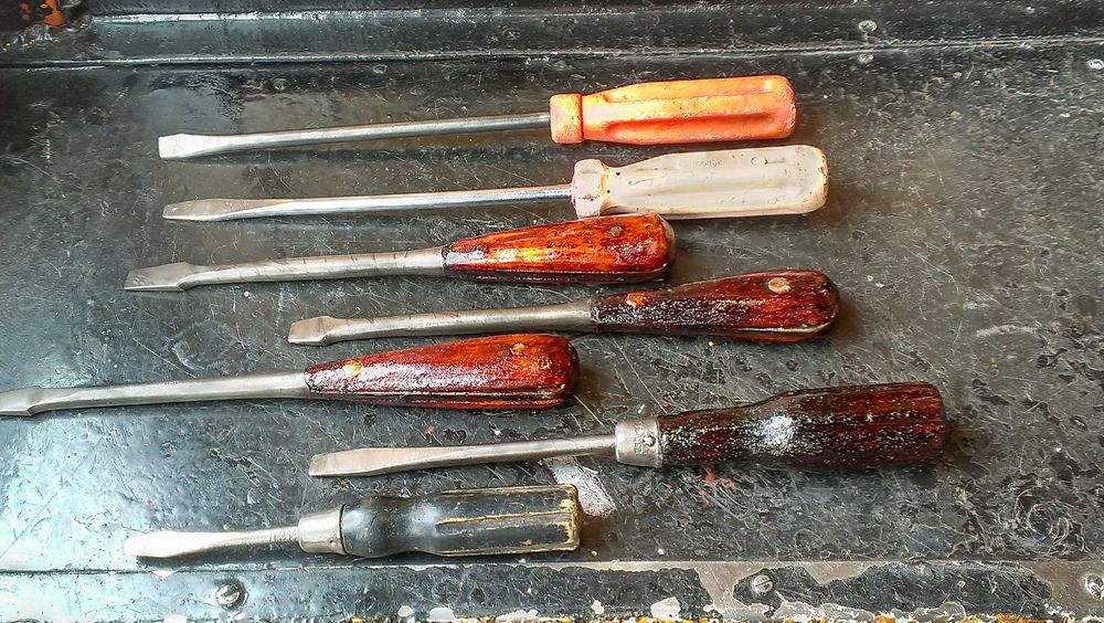 Отвертка шлицевая шоферская СССР