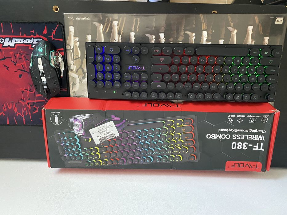 Teclado e rato gamer